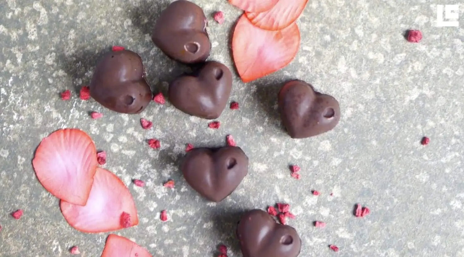 Valentine's Raspberry Chocolate Hearts Truffle Recipe ā¤