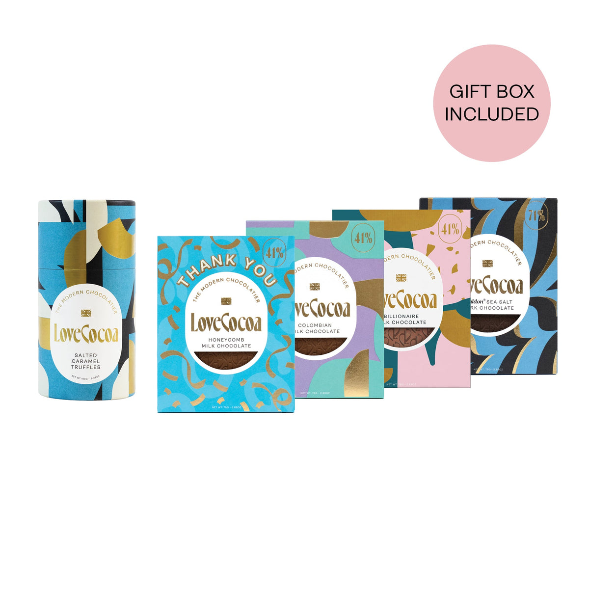 "Thank You" Chocolate Hamper Love Cocoa