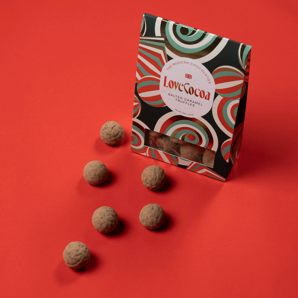 Festive Salted Caramel Truffles Love Cocoa