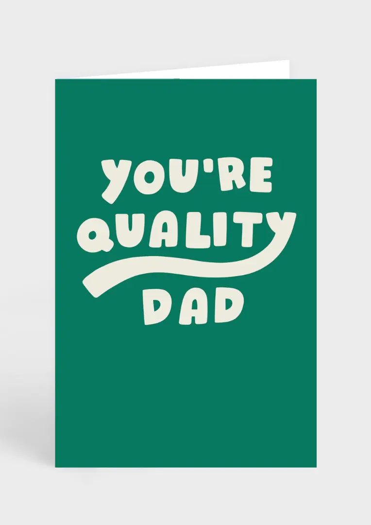 Greeting Card - Father's Day Quality Dad - Love Cocoa