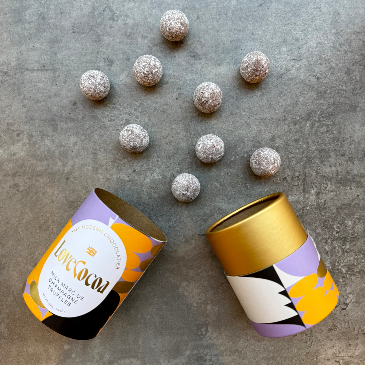 Milk Chocolate Marc De Champagne Truffles Chocolate Truffles