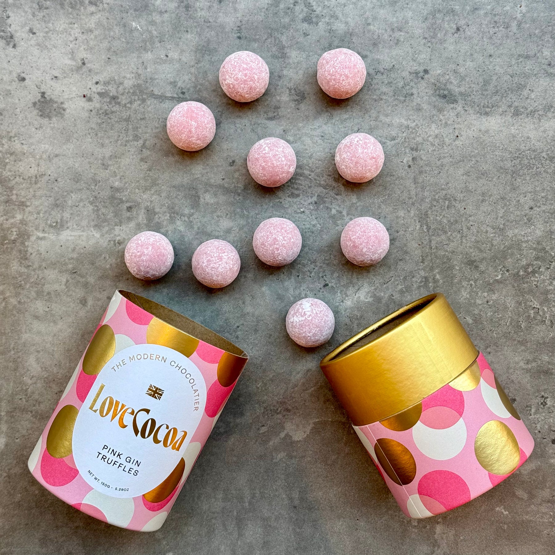 Pink Gin White Chocolate Truffles Chocolate Truffles