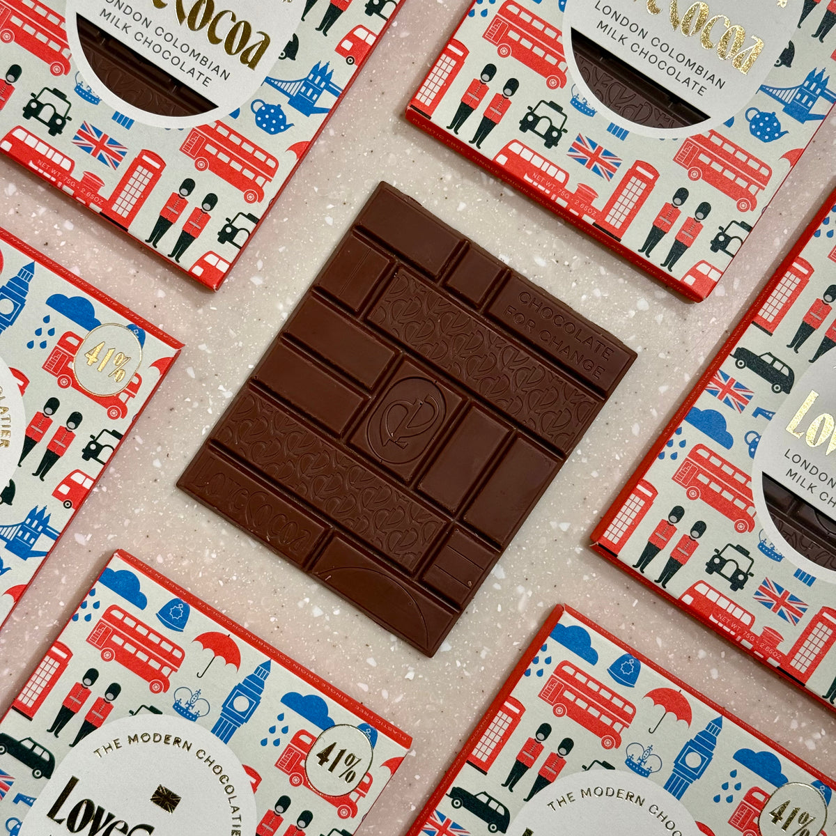 London Edition: Colombian Milk Chocolate Bar 41% Milk Chocolate Bar
