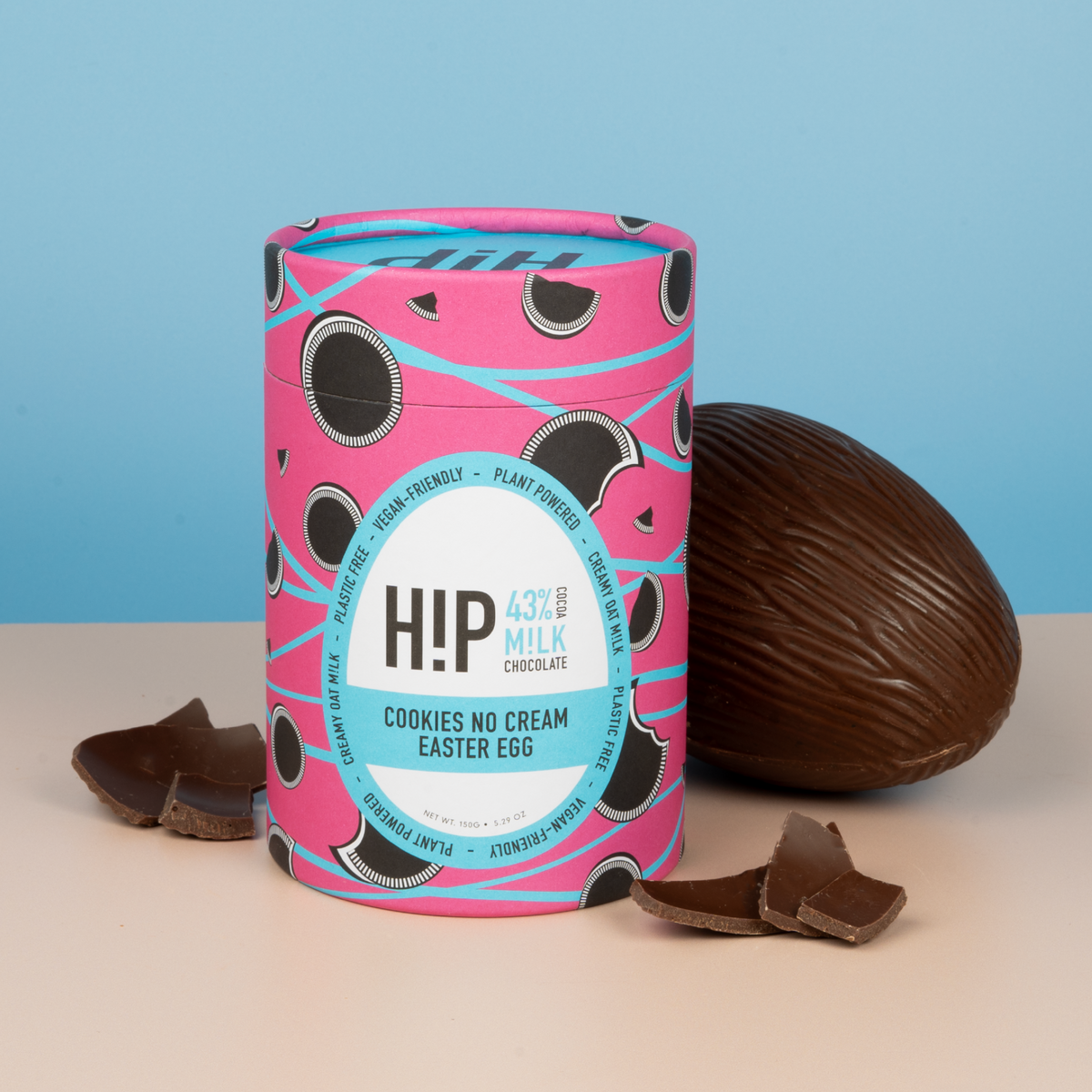 H!P Vegan Chocolate Cookies No Cream Easter Egg Love Cocoa