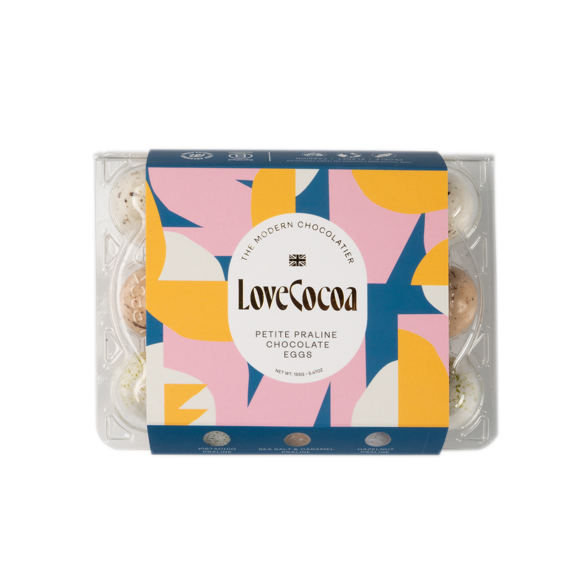 Easter Petite Praline Chocolate Eggs Love Cocoa