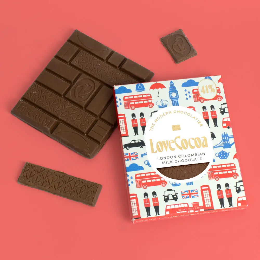 London Edition: Colombian Milk Chocolate Bar - Love Cocoa