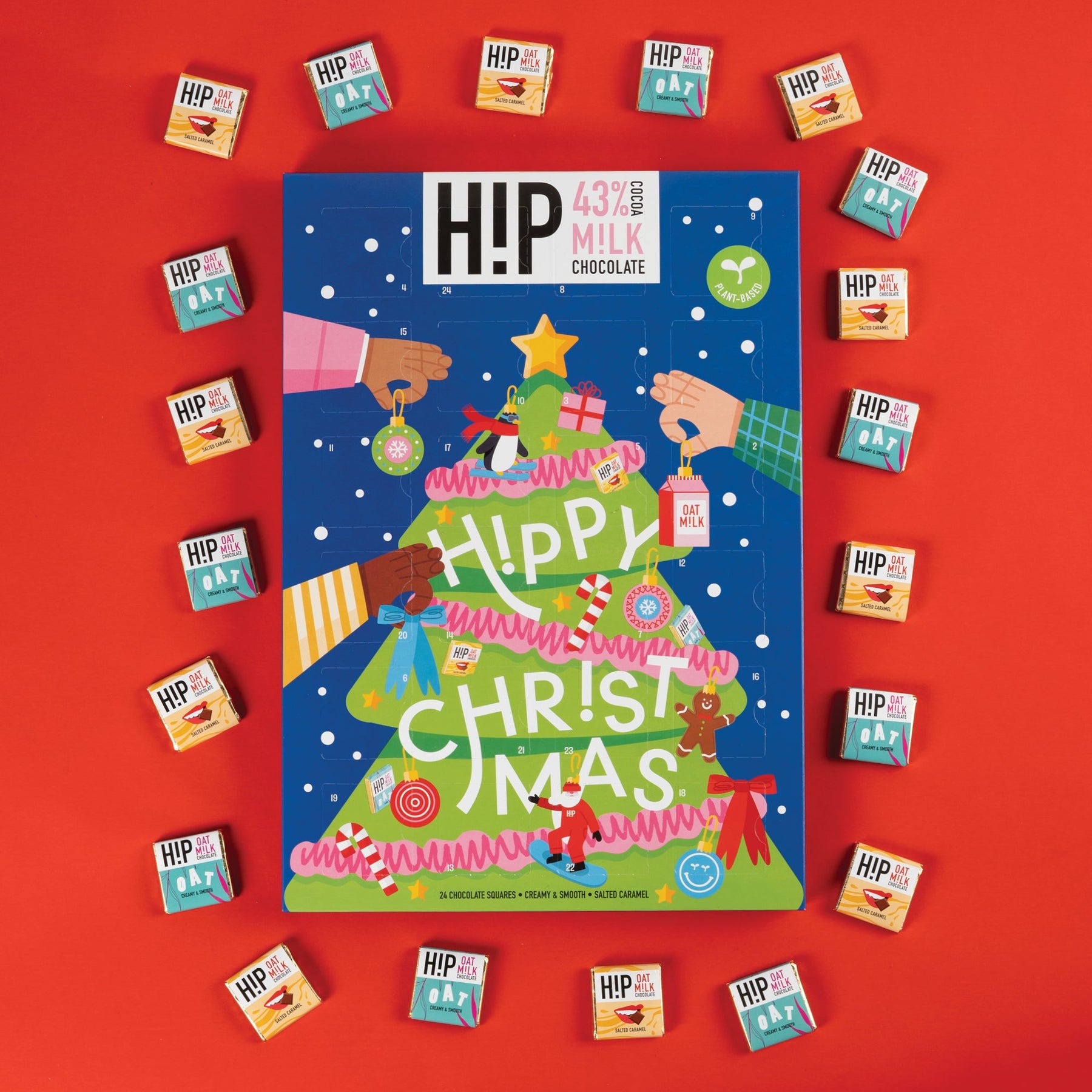 H!P Oat Milk Advent Calendar (Vegan) Love Cocoa