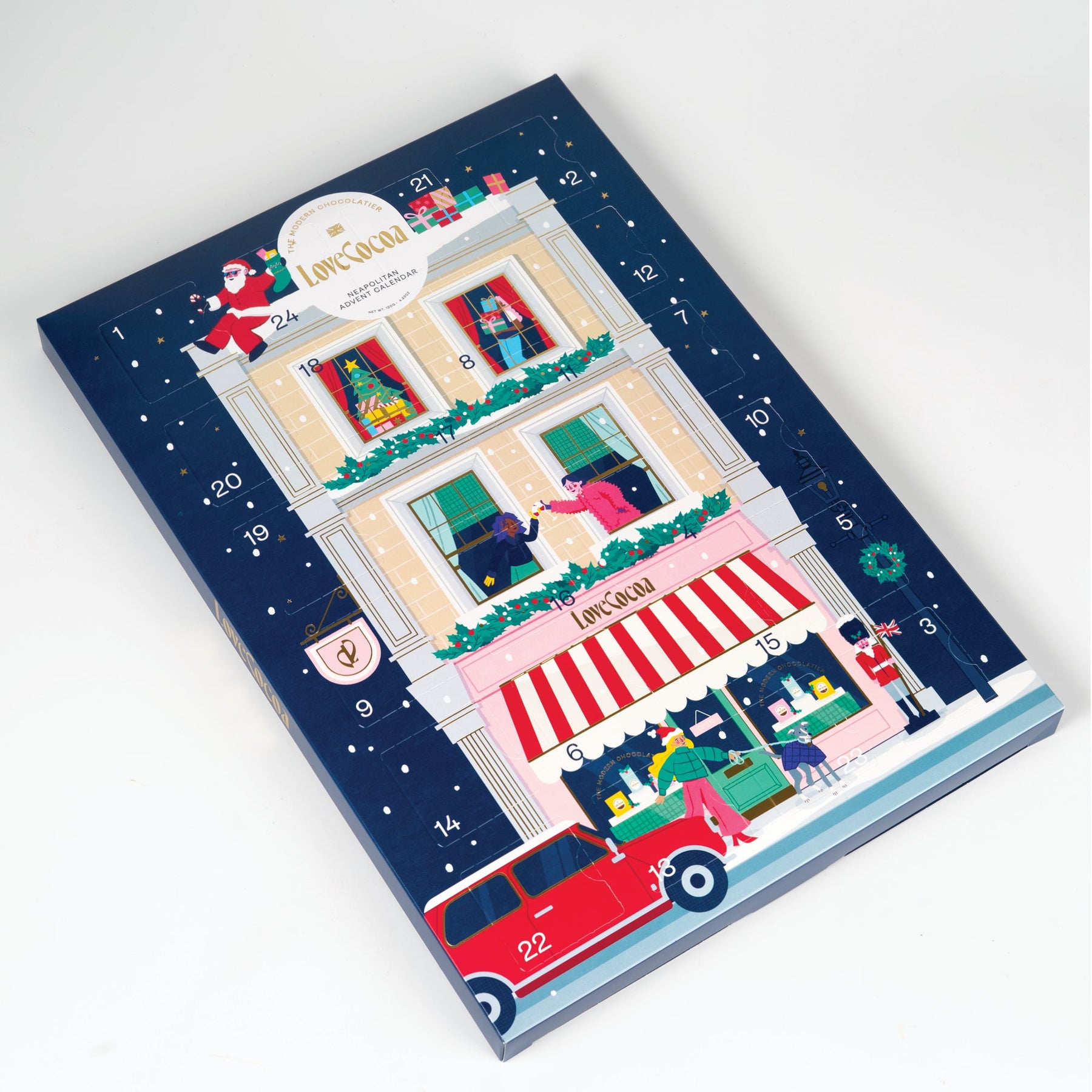 Love Cocoa Neopolitan Advent Calendar 120g Love Cocoa