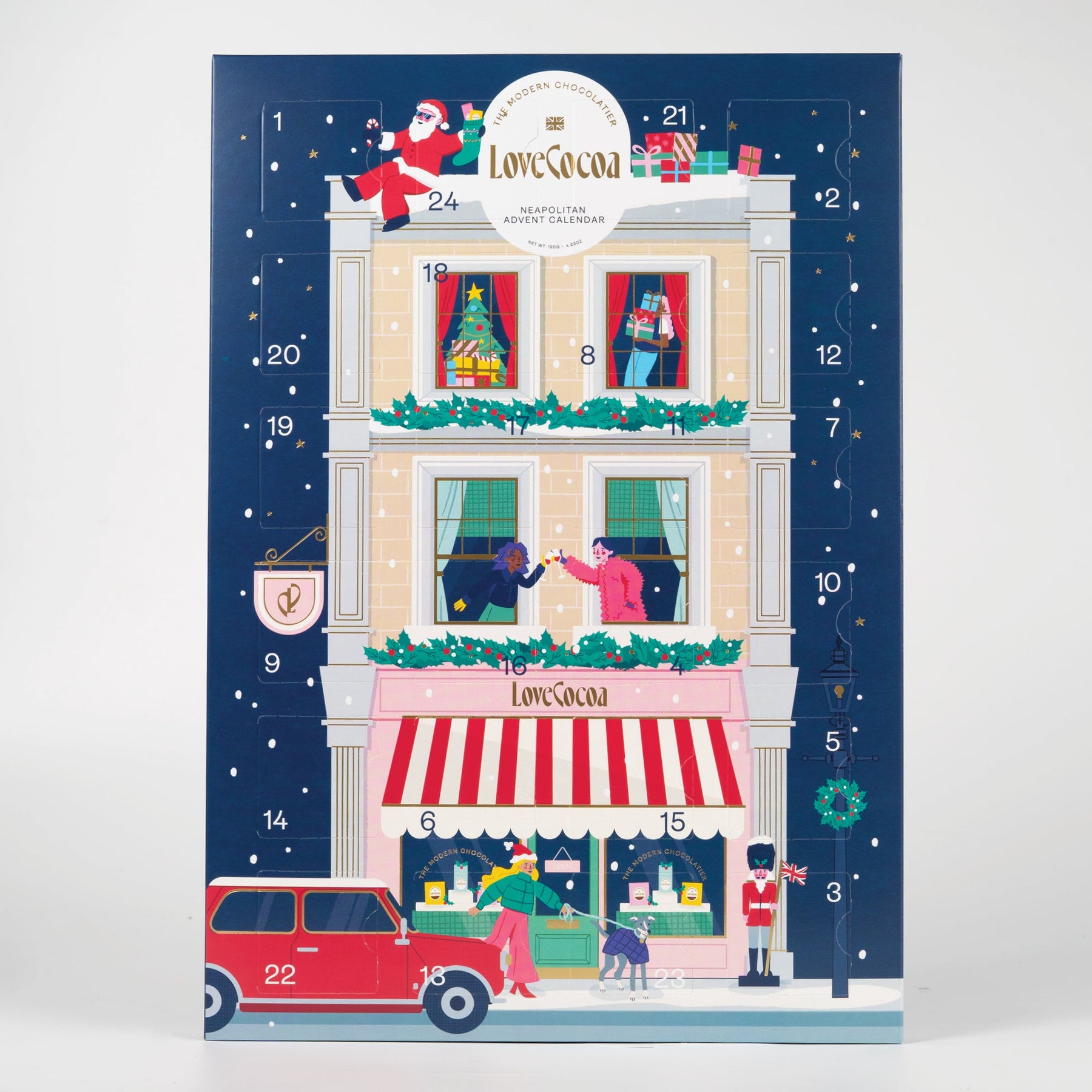 Love Cocoa Neopolitan Advent Calendar 120g Love Cocoa