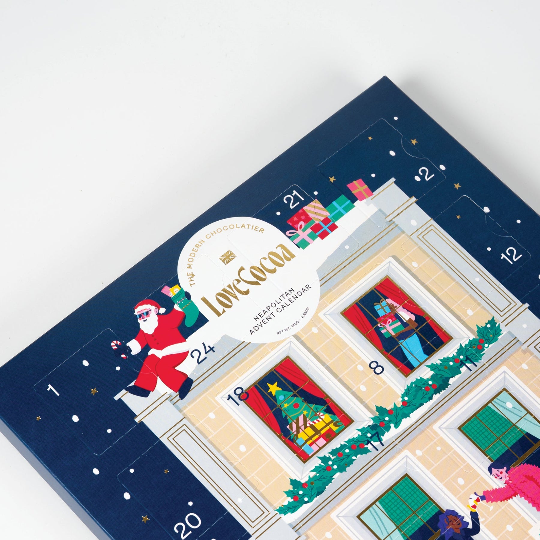 Love Cocoa Neopolitan Advent Calendar 120g Love Cocoa