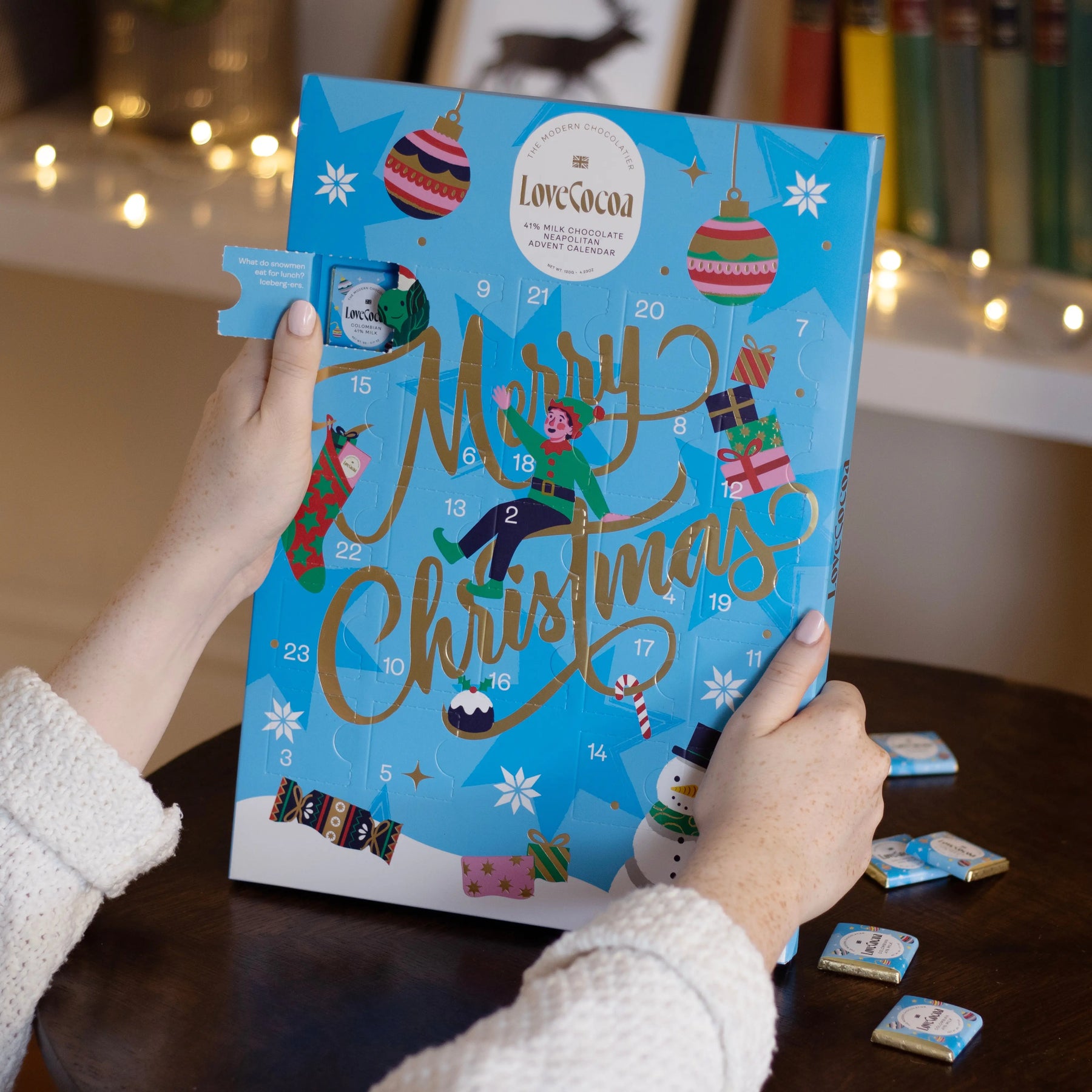 Corporate Gifting Luxury Milk Chocolate Neapolitan Advent Calendar