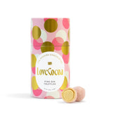 Pink Gin White Chocolate Truffles - Love Cocoa