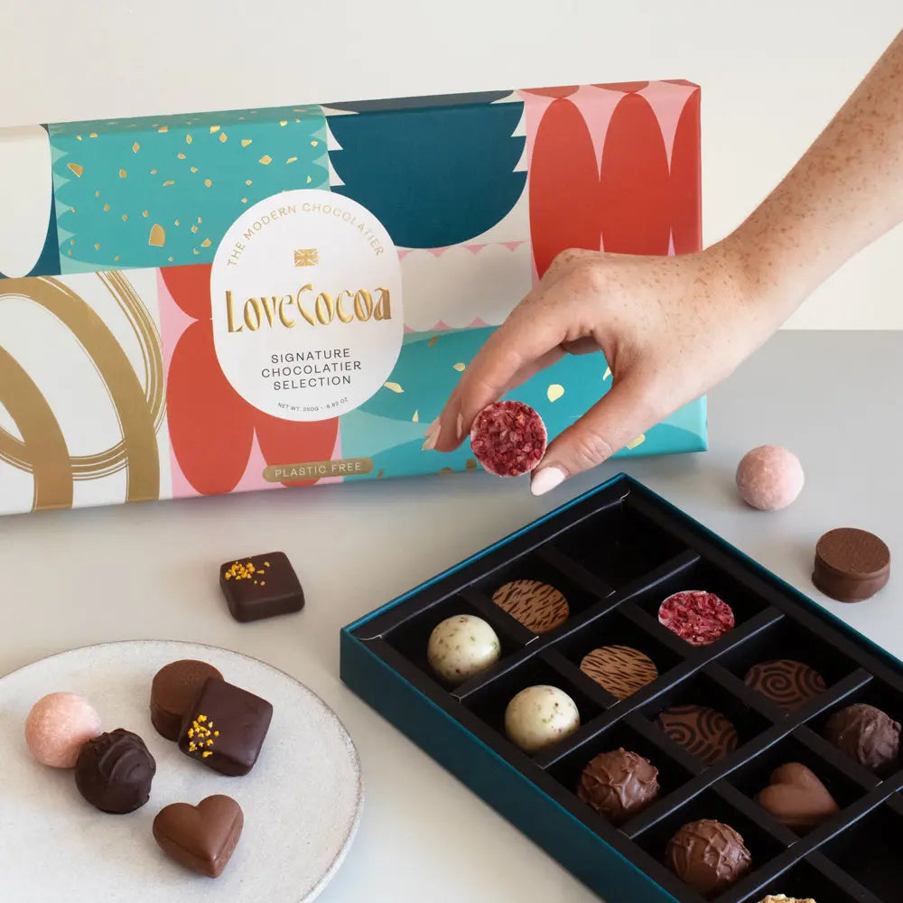The Signature Chocolate Truffle Selection Box - Love Cocoa