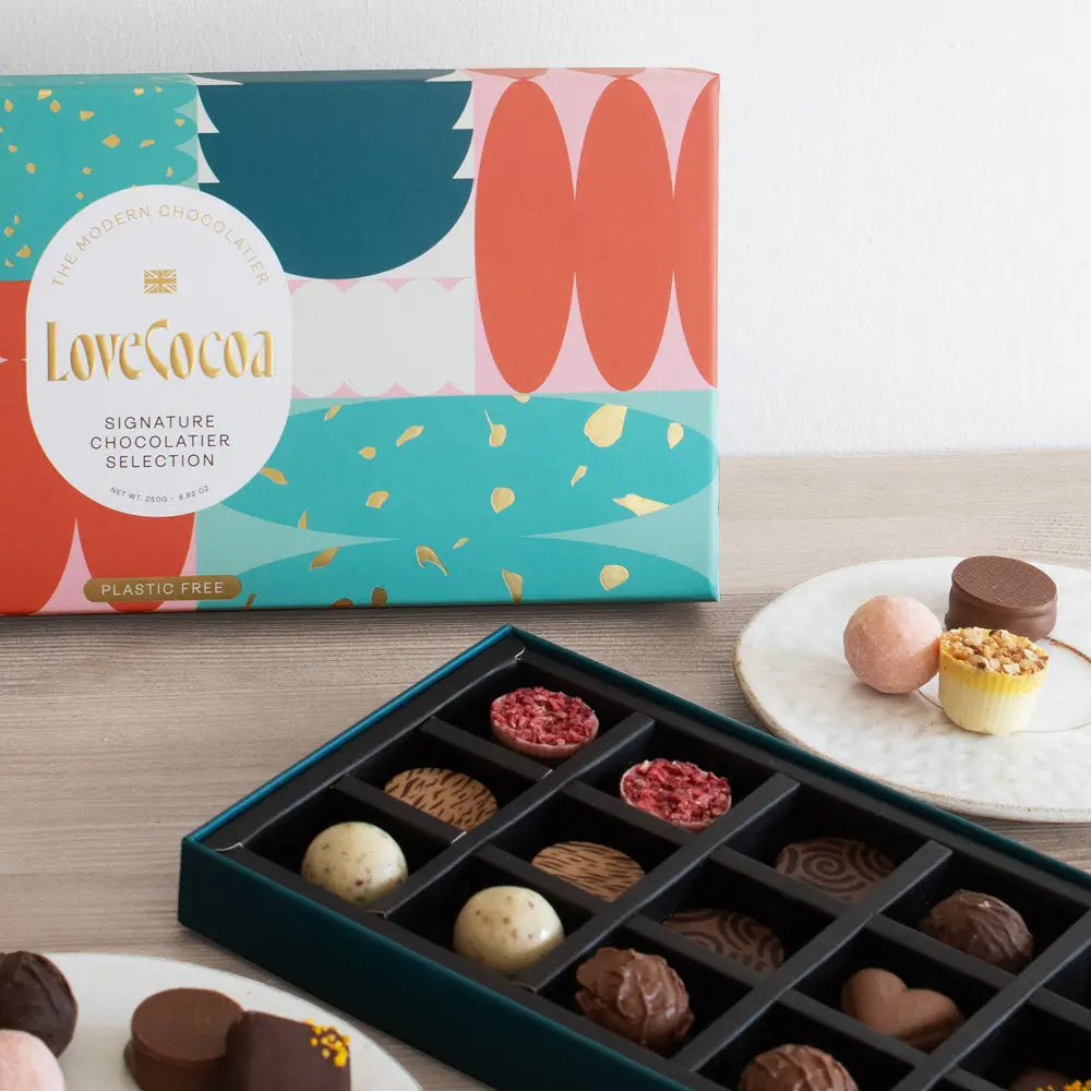 The Signature Chocolate Truffle Selection Box - Love Cocoa