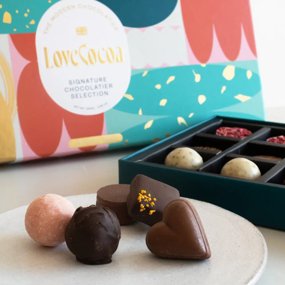 The Signature Chocolate Truffle Selection Box - Love Cocoa
