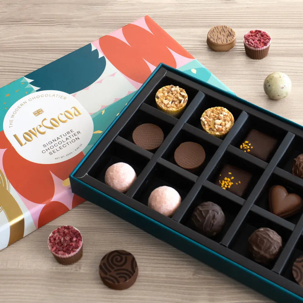 The Signature Chocolate Truffle Selection Box - Love Cocoa