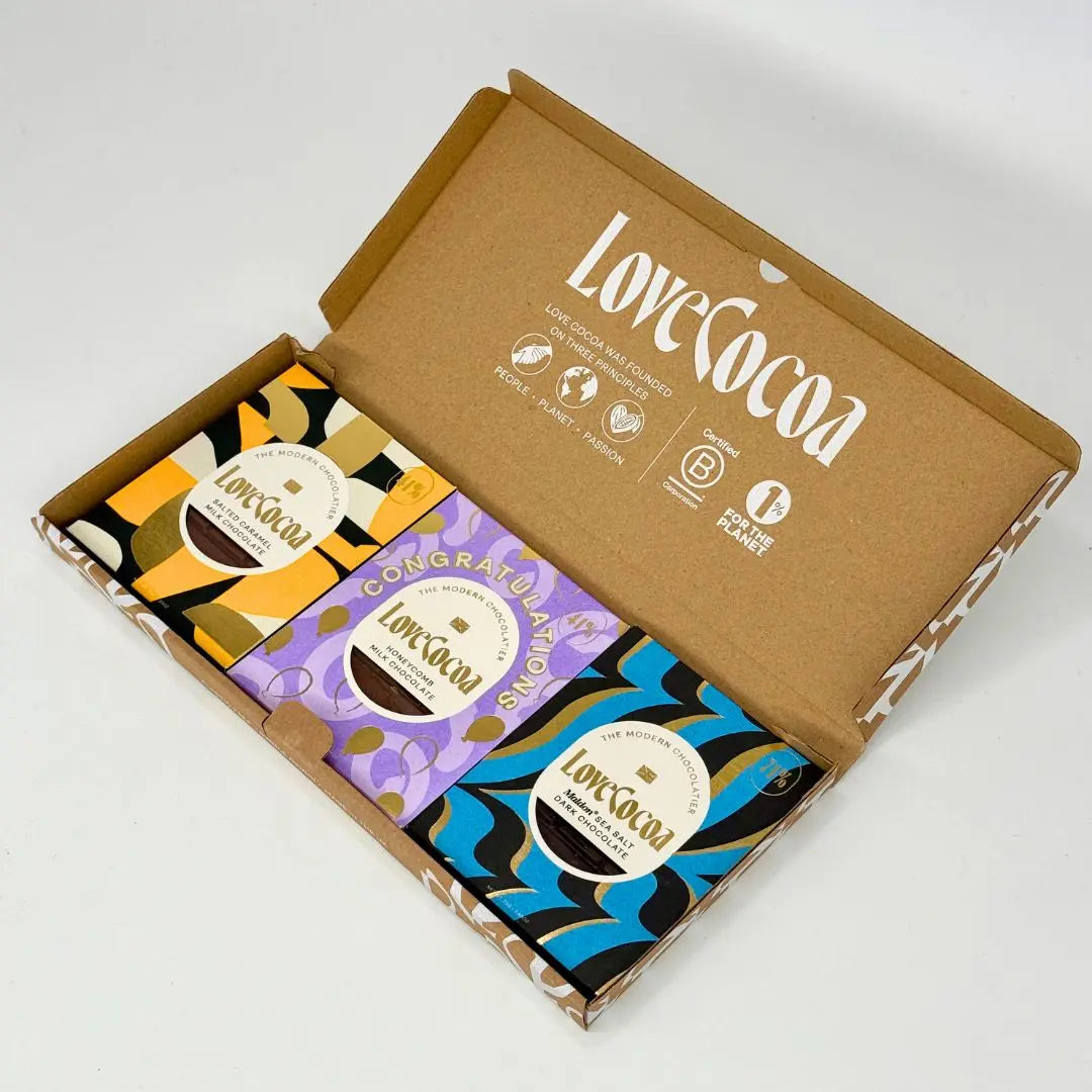 "Congratulations" Letterbox Bundle - 3 Bars Letterbox Pack