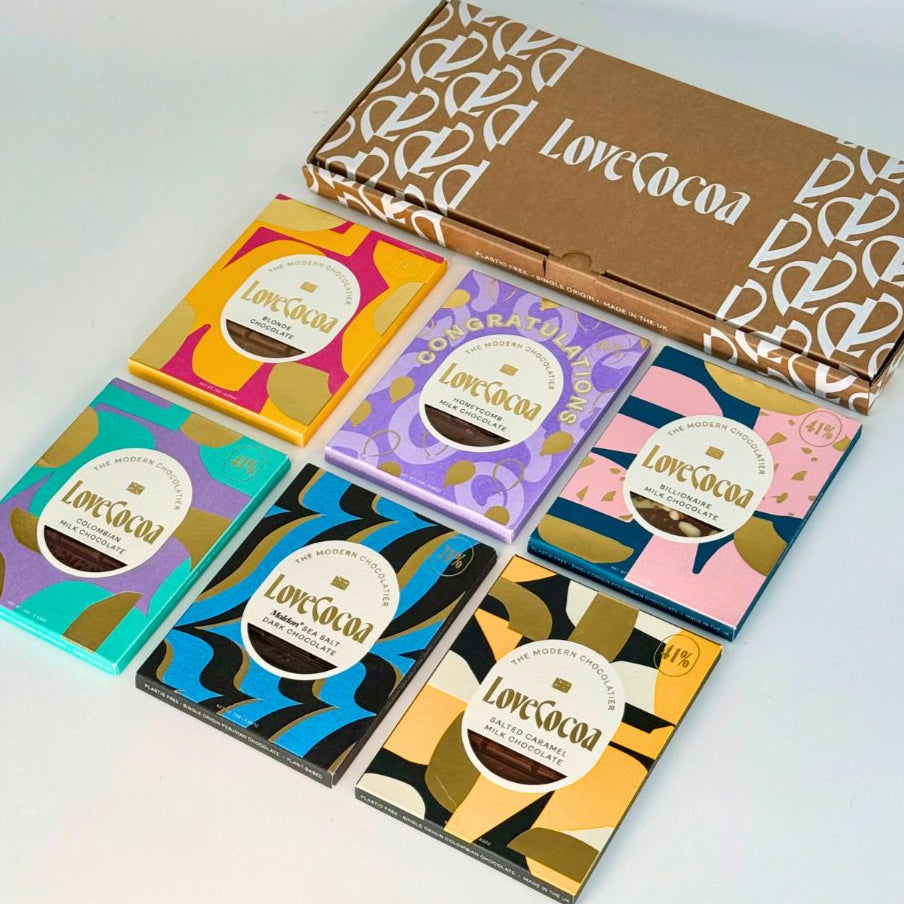 "Congratulations" Letterbox Bundle - 6 Bars Letterbox Pack