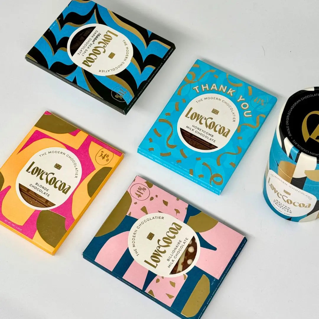 "Thank You" Luxury Chocolate Gift Box Love Cocoa Hamper