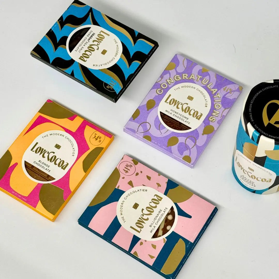 "Congratulations" Luxury Chocolate Gift Box Love Cocoa Hamper