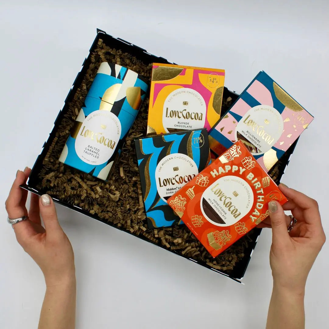 "Happy Birthday" Luxury Chocolate Gift Box Chocolate Hamper