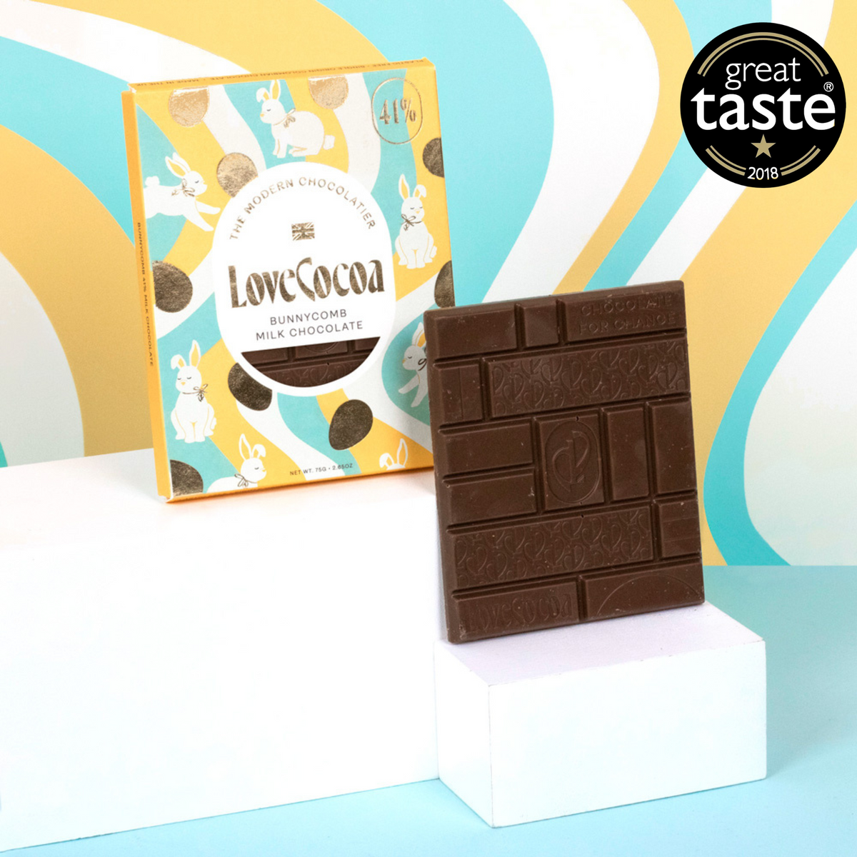 Bunny Honeycomb Milk Chocolate Bar | Limited Edition