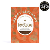 Happy Birthday Honeycomb Milk Chocolate Bar - Love Cocoa
