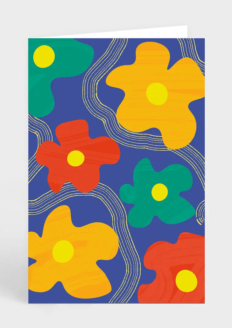 Greeting Card - Flowers - Love Cocoa