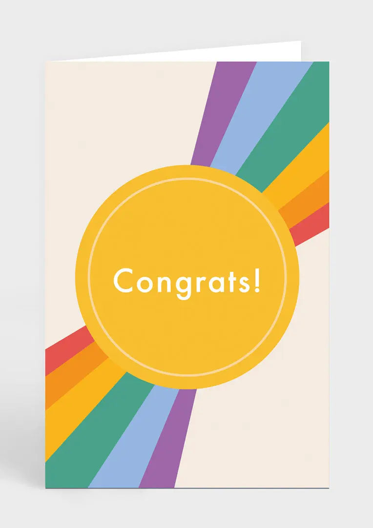 Greeting Card - Congratulations Medal - Love Cocoa