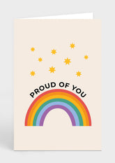 Greeting Card - Proud of You