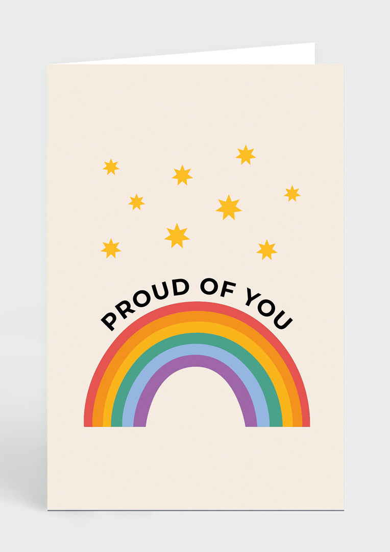 Greeting Card - Proud of You