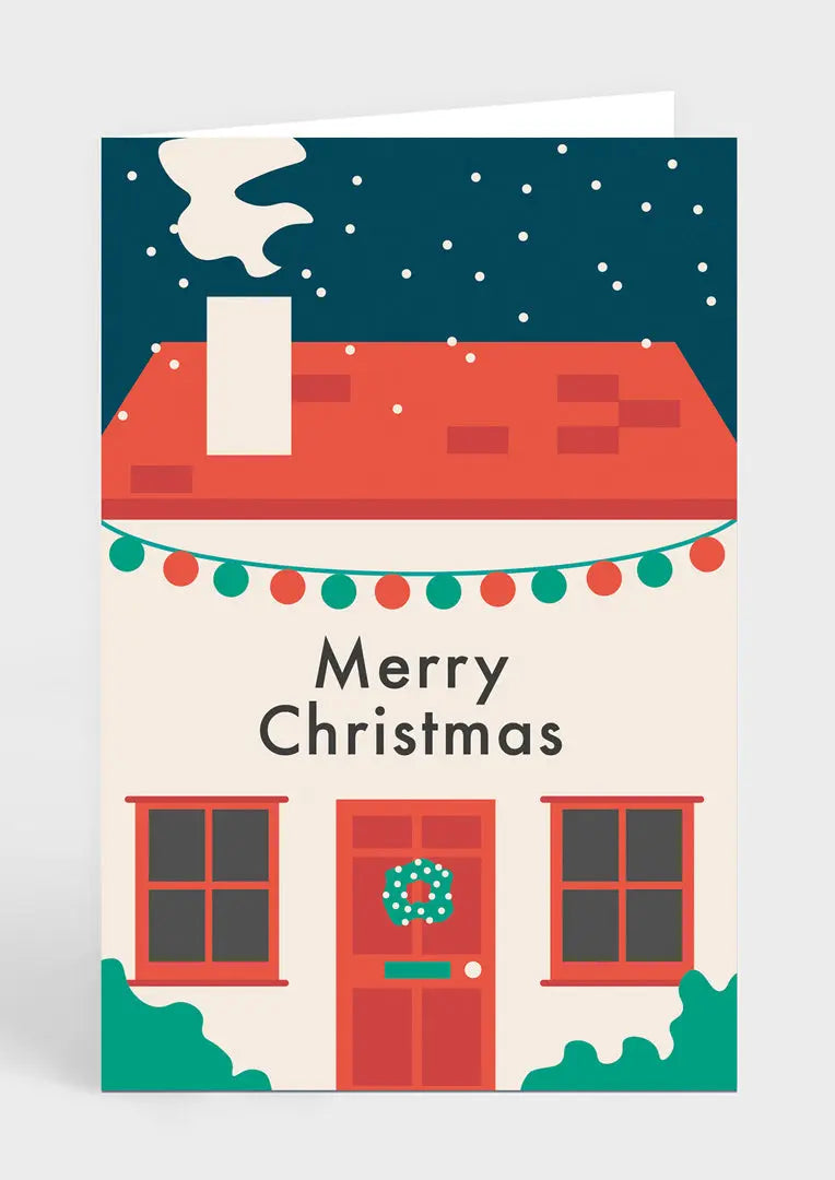 Greeting Card - Christmas House - Love Cocoa