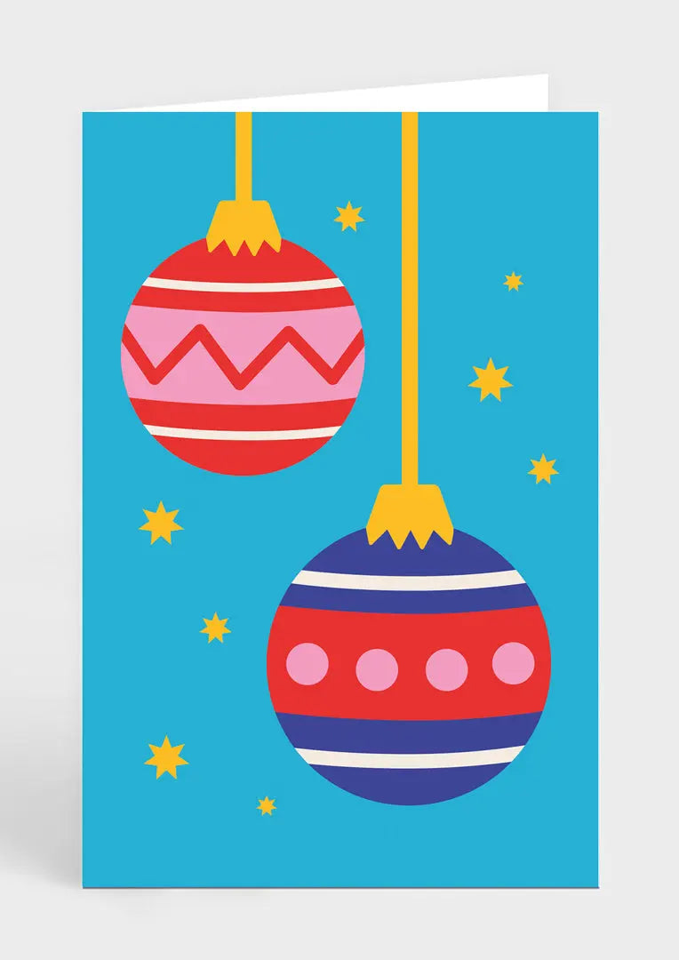 Greeting Card - Baubles - Love Cocoa