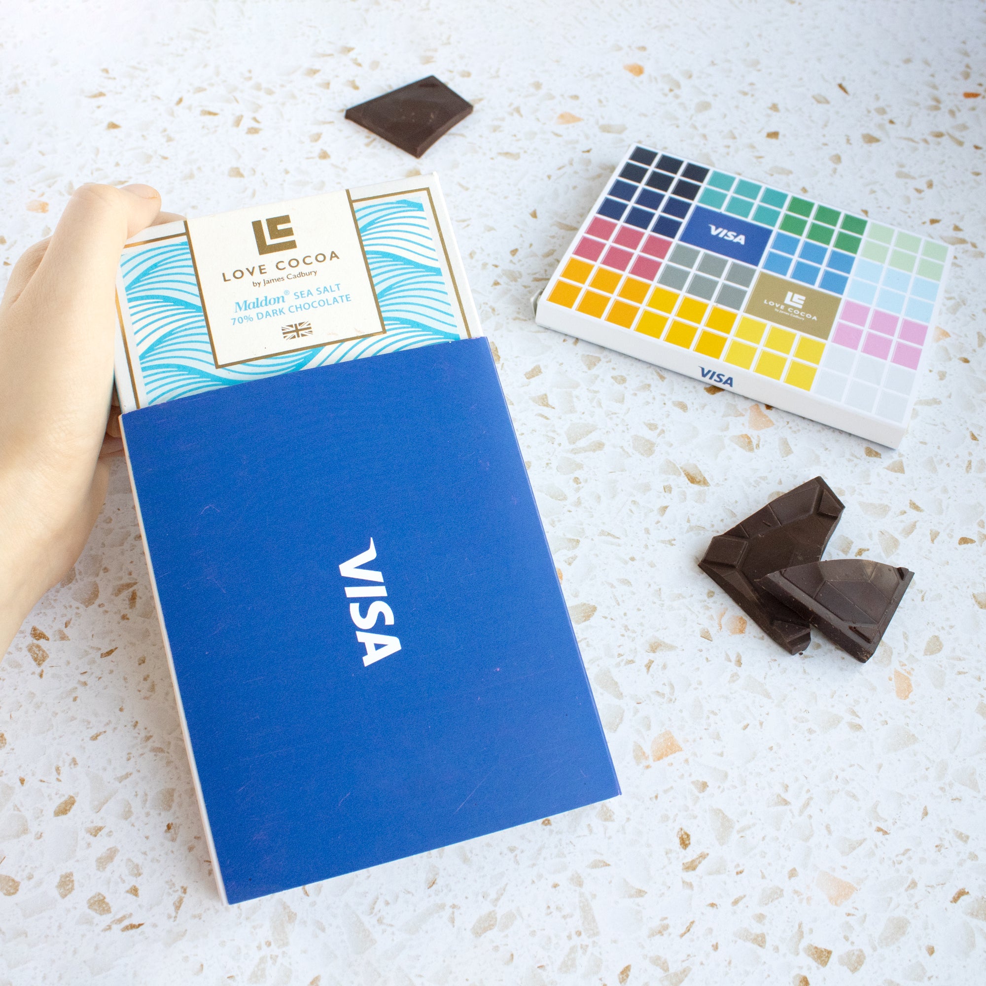 Chocolate Corporate Gifting with Love Cocoa: Visa Bespoke Bars