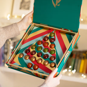 Luxury Chocolate Christmas Tree Truffle Selection Box