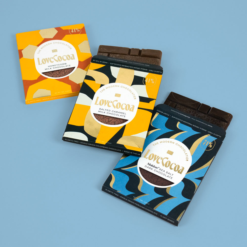 Corporate Gifting Best of Love Cocoa 3 Bar Bundle