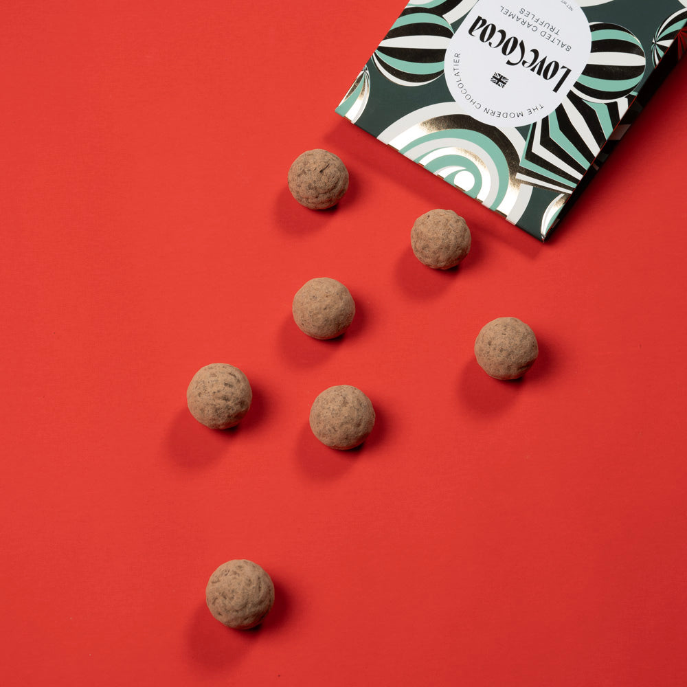 Festive Salted Caramel Truffles Love Cocoa