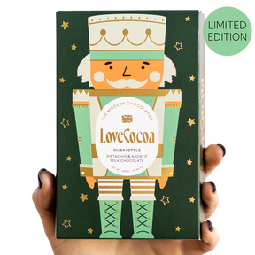 LIMITED EDITION Festive Dubai Chocolate Pistachio & Kadayif Milk Chocolate Bar Love Cocoa