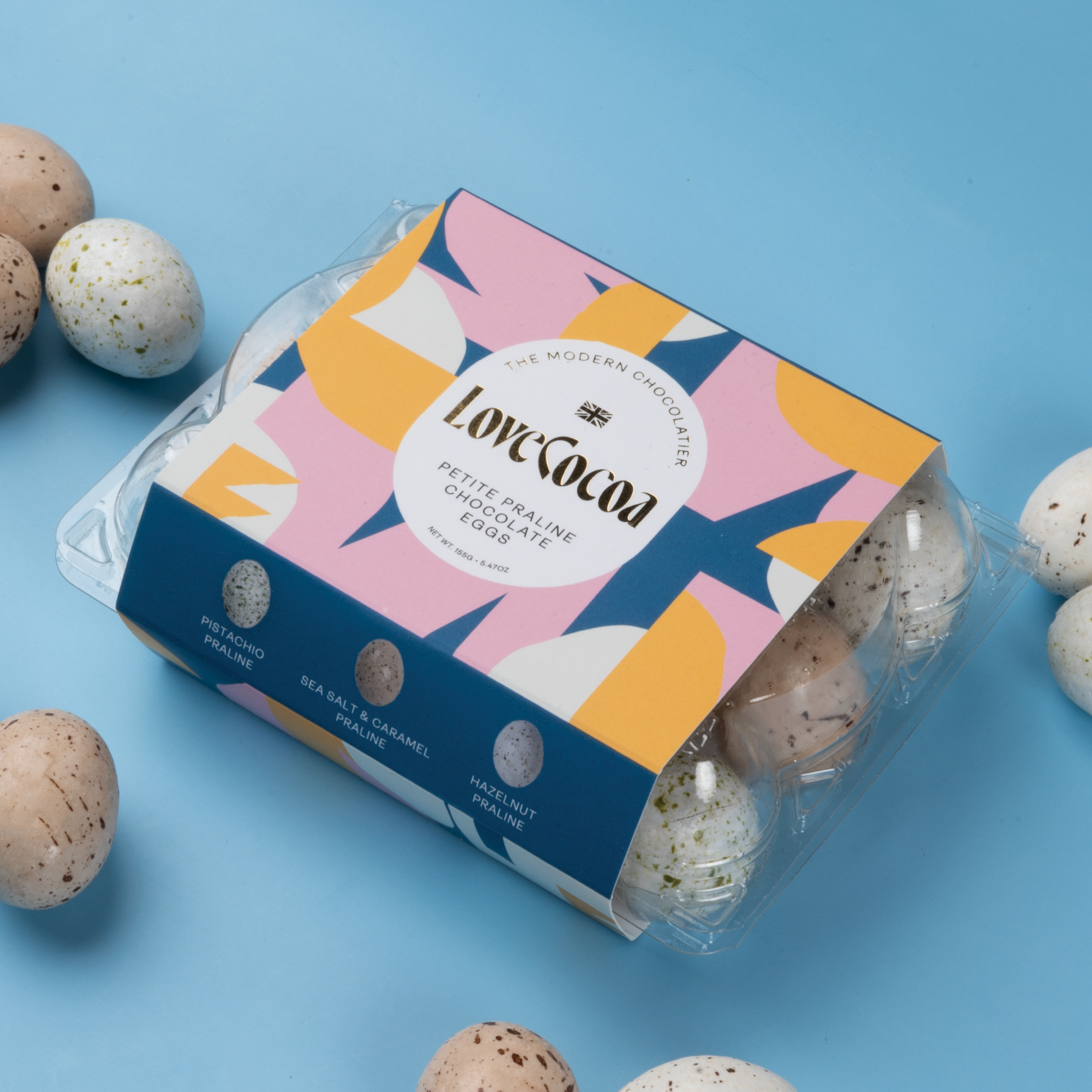 Easter Petite Praline Chocolate Eggs Love Cocoa