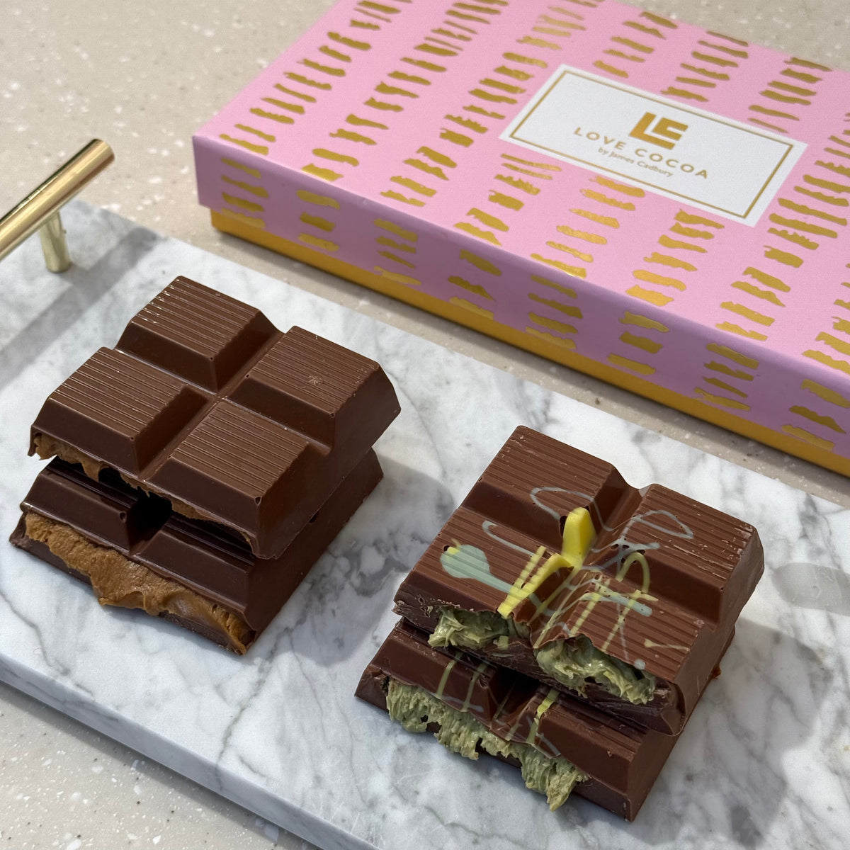 Dubai Bar Duo: Pistachio & Biscoff (LIMITED EDITION) Love Cocoa