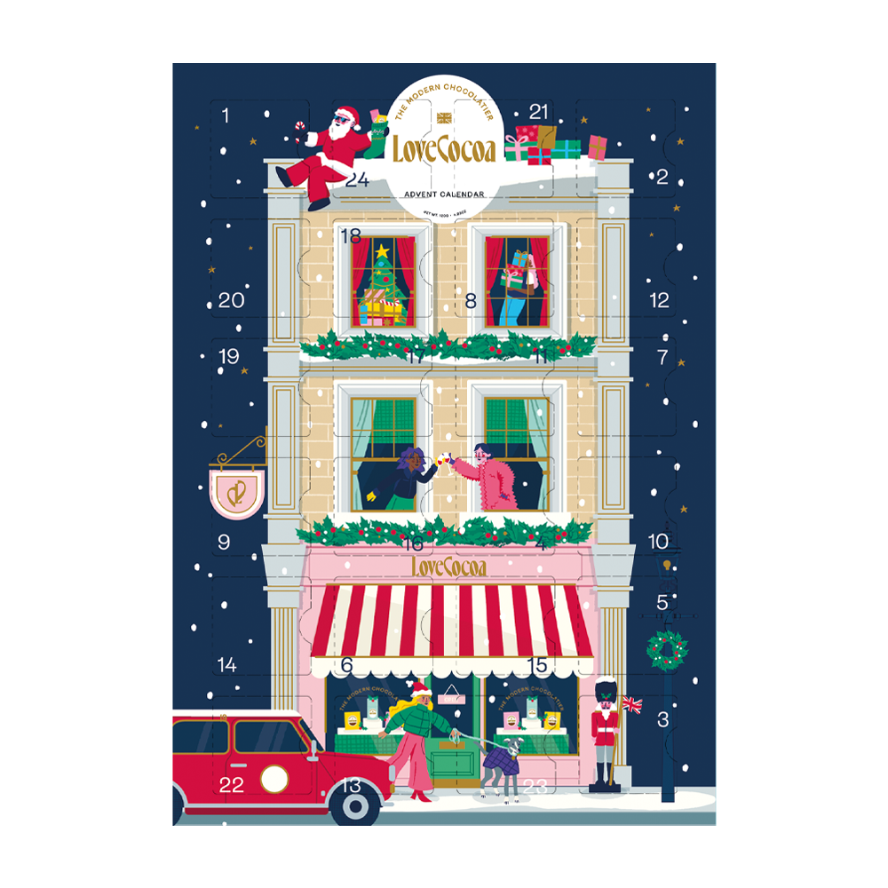 Love Cocoa Neopolitan Advent Calendar 120g Love Cocoa