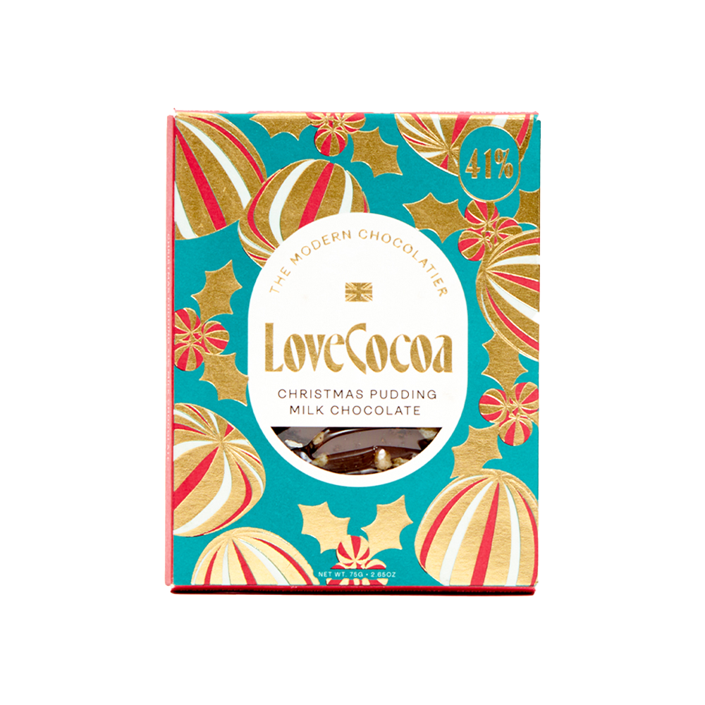 Love Cocoa Christmas Pudding  70g Love Cocoa