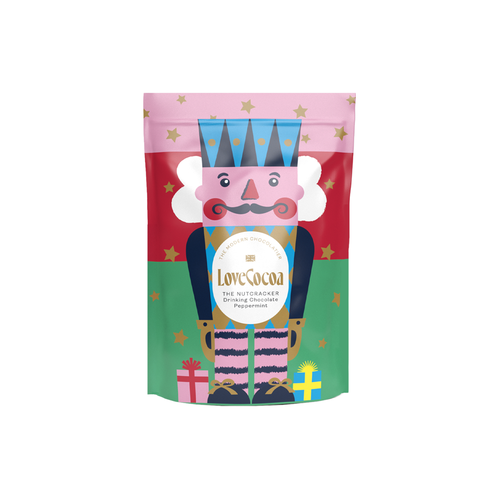 Love Cocoa Festive Peppermint Drinking Chocolate 200g Love Cocoa