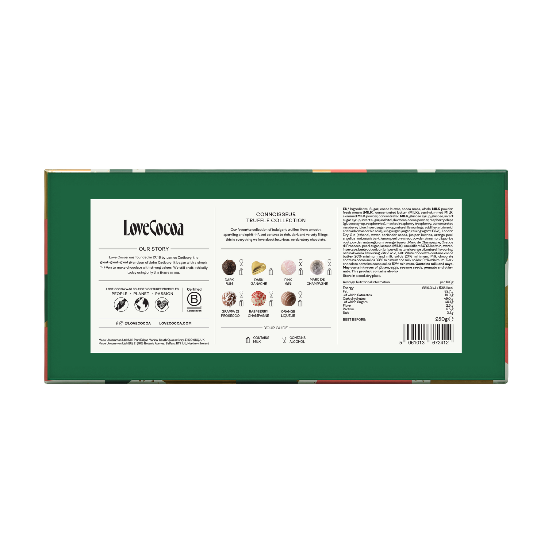 LC - Connoisseur 21 piece selection box Love Cocoa