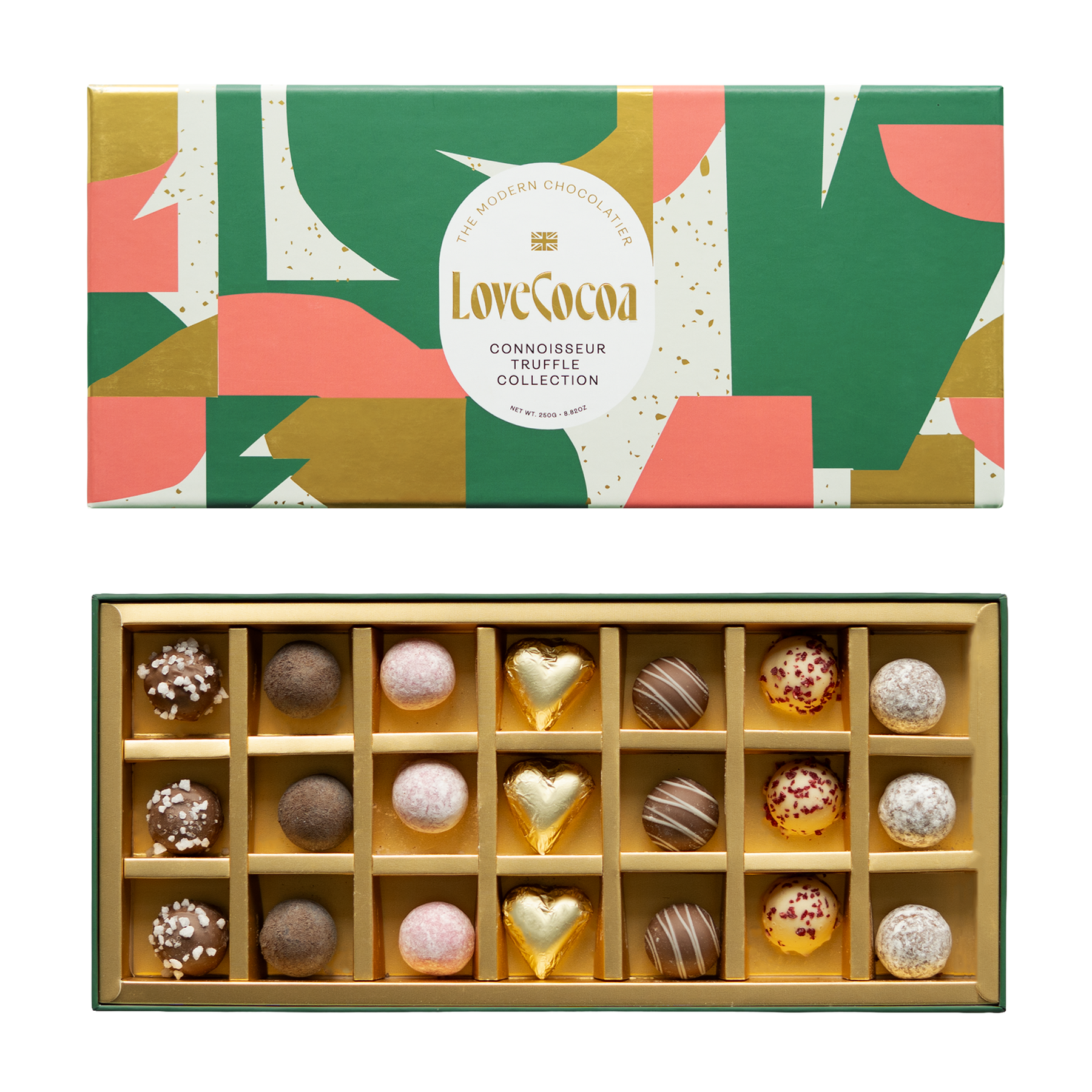 LC - Connoisseur 21 piece selection box Love Cocoa