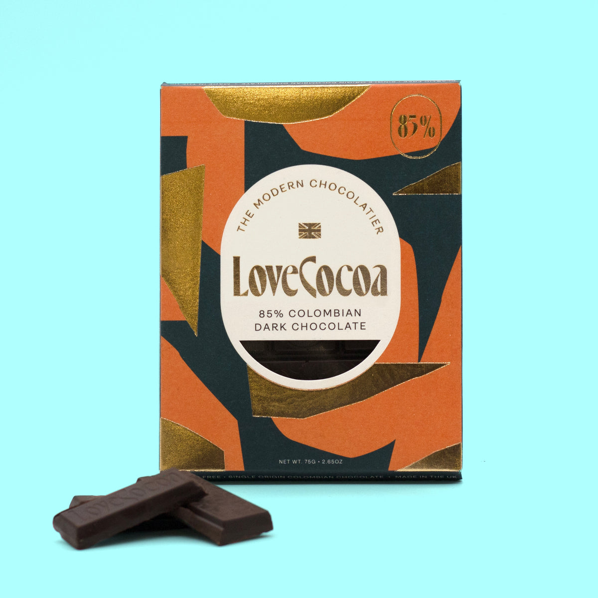 85% Dark Chocolate Bar - Love Cocoa