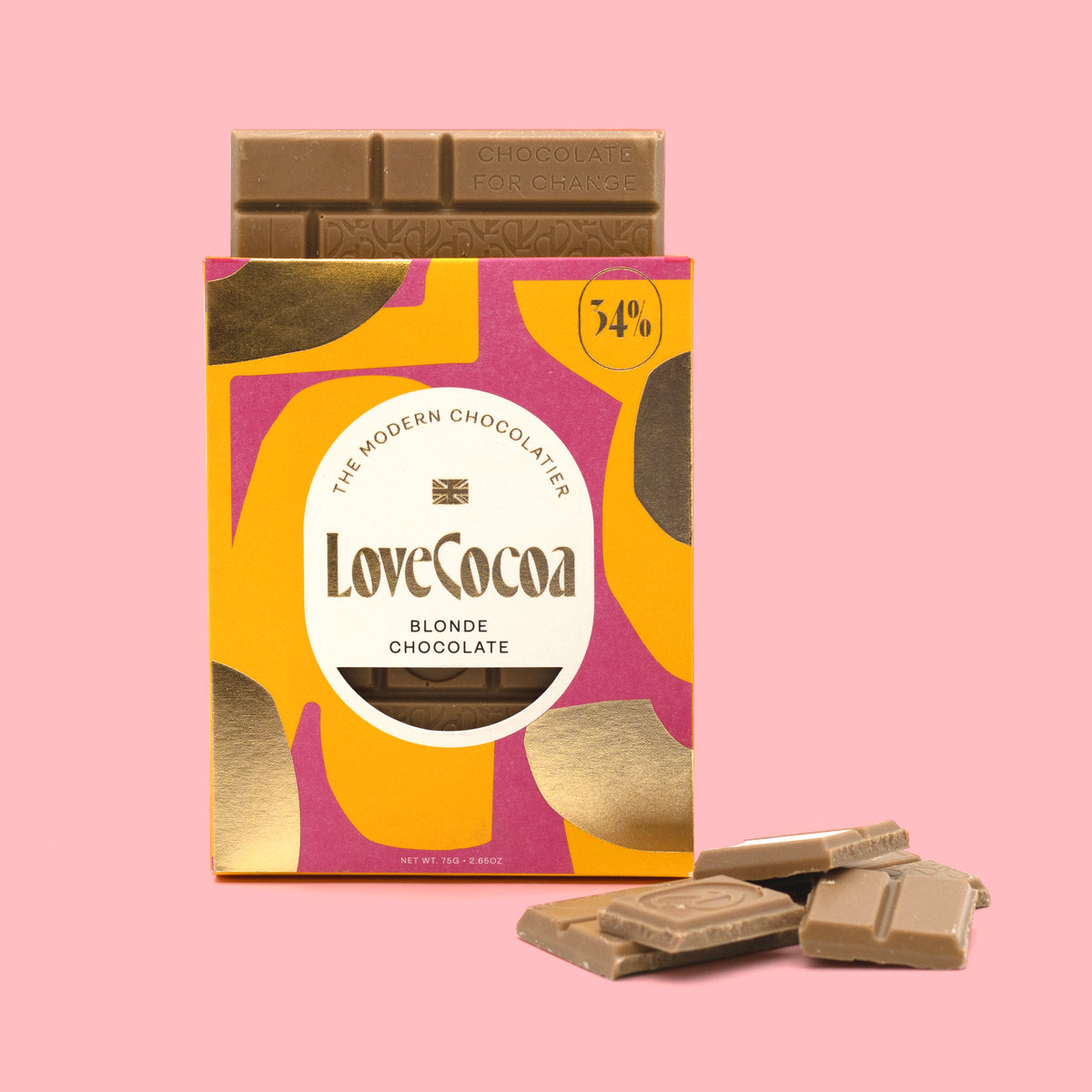 Blonde Chocolate Bar - Love Cocoa