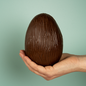 Maldon Sea Salt Dark Chocolate Easter Egg (Vegan) Love Cocoa