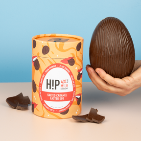 H!P Vegan Chocolate Salted Caramel Easter Egg Love Cocoa