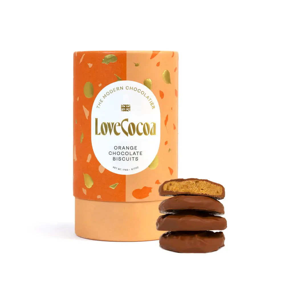 Orange Milk Chocolate Biscuits